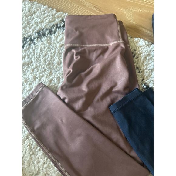 2 Pack Athleta Metallic Legging Bundle - Picture 2 of 6